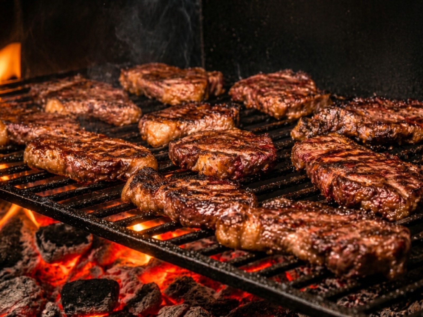 Churrasco na parrilla